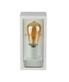 E27 Wandlamp - IP44 buiten, wit, zonder lichtbron