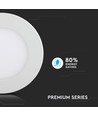 Dalle LED encastrable 18W Ø22,5cm - Perçage : Ø21 cm, Dimensions : Ø22,5 cm