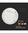 Dalle LED encastrable 18W Ø22,5cm - Perçage : Ø21 cm, Dimensions : Ø22,5 cm