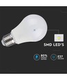 E27 9W 3-staps dimbare LED-lamp - A60, On/off dimbaar