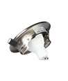 Pack de 3 spots encastrables 5W - Façade en acier, complet avec support GU10 et spot LED
