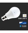 B22 9W LED-lamp - Samsung LED-chip