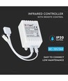 RGB-controller met afstandsbediening - geheugenfunctie, infrarood, 12V (72W), 24V (144W)