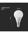 Ampoule LED E14 5,5W - P45, puce LED Samsung
