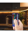 RGB+WW-controller met afstandsbediening - Alleen geschikt voor RGB+WW-strip, infrarood, 12V (96W), 24V (192W)