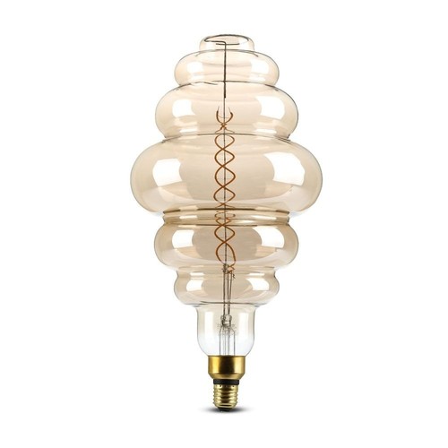 Ampoule globe LED géante E27 8W dimmable - Ø20 cm, Filament carbone, blanc extra chaud, 1800K