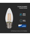 Ampoule LED flamme B22 4W - Puce LED Samsung, filament