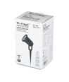 Spot de jardin à piquer - GU10, IP44, Noir, lampe de travail, sans source lumineuse