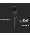 Spot de jardin à piquer - GU10, IP44, Noir, lampe de travail, sans source lumineuse
