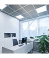 40W Smart Home LED panel - 60x60, Tuya/Smart Life, Virker med Google Home, Alexa og smartphones, hvid kant
