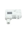 Support de lampe pour rails Global - Blanc, Compatible avec rails V-Tac, 3 phases