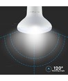E27 10W LED spot - R80, Samsung LED chip