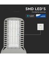 V-Tac lampe de rue LED 150W - puce LED Samsung, IP65, 120 lm/W