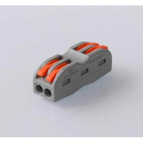 Manchon sans vis pour 2 connexions