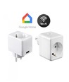 V-Tac Smart Home Wifi stopcontact - Werkt met Google Home, Alexa en smartphones, met USB-aansluiting, 230V