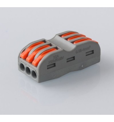 Manchon sans vis pour 3 connexions