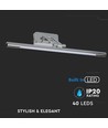 Elegante 8W lamp voor spiegel - 50 cm, 4000K