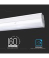 V-Tac 50W LED Linéaire Suiveur Trunking Lentille 120° Blanc Naturel