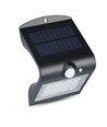 V-Tac 1.5W LED Zonne-Wandlamp Natuurlijk licht Zwart Behuizing
