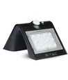 V-Tac Applique Murale Solaire LED 1,5W Lumière Naturelle Corps Noir