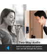 V-Tac Slimme Video Deurbel 2-Weg Audio Zwart Behuizing