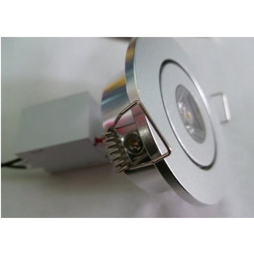 Spot encastrable 1,2W Ø5,2cm - Perçage : Ø4,2 cm, Dimensions : Ø5,2 cm, 2,2 cm de haut