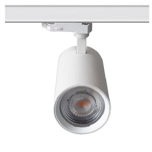 28W 3-faset RA90 hvit skinnespot - Citizen LED chip, Flicker free