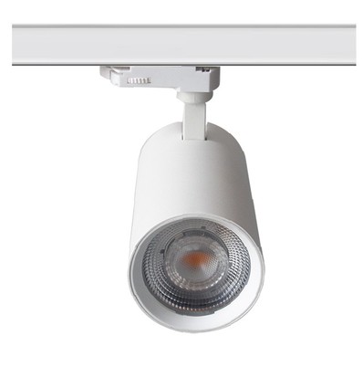 28W 3-fasen RA90 witte spanningsrail spot - Citizen LED chip, flikkervrij