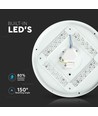 Plafonnier LED 12W - Ø25,5cm, CCT, 3 couleurs de lumière