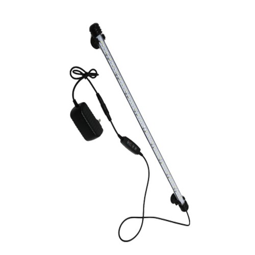 Luminaire pour aquarium 92 cm - 9W LED, blanc/bleu, avec ventouses, IP67