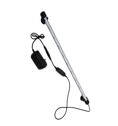 Luminaire pour aquarium 92 cm - 9W LED, blanc/bleu, avec ventouses, IP67