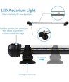Luminaire pour aquarium 92 cm - 9W LED, blanc/bleu, avec ventouses, IP67