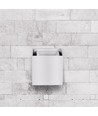 12W LED hvid væglampe - IP65 udendørs, Firkantet, justerbar spredning, inkl. lyskilde