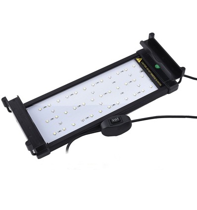 48-70 cm aquariumarmatuur - 11W LED, wit/blauw, verstelbaar