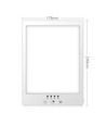 Lampe de luminothérapie LED avec minuterie - 14W, blanche, 12 000 LUX