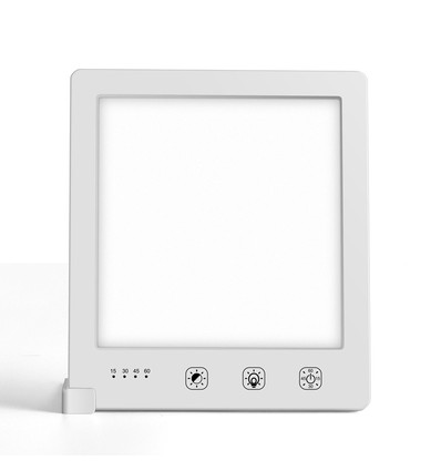 LED lichttherapielamp met timer - 10W, wit, 10.000 LUX, USB