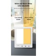 Lampe de luminothérapie LED avec minuterie - 10W, blanc, 10 000 LUX, USB