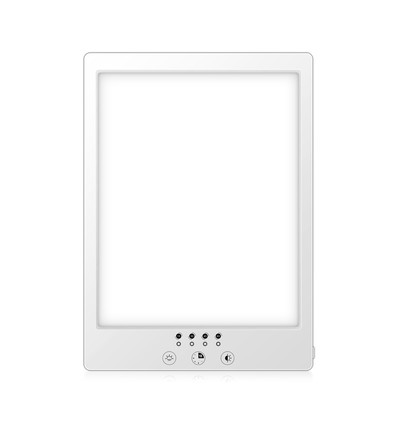 Lampe de luminothérapie LED avec minuterie - 14W, blanche, 12 000 LUX