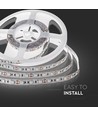 5m 9W/m LED-strip - 24V DC, IP20, 60 LED per meter