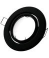 Kit Downlight GU10/MR16 - Sans source lumineuse, Noir, Découpe : Ø7 cm, Dimensions : Ø9 cm