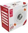 Spot LED encastrable 7W Ø10cm - Perçage : Ø8 cm, Dimensions : Ø10 cm, Driver intégré