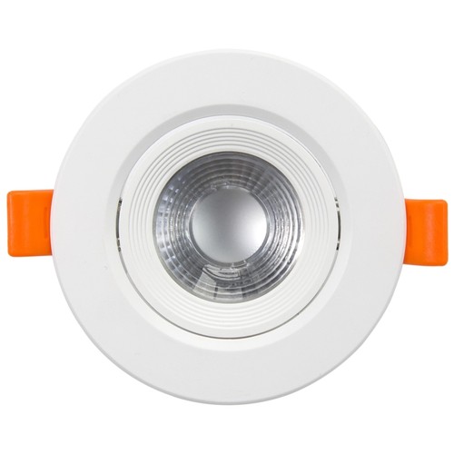 Spot LED encastrable 7W Ø10cm - Perçage : Ø8 cm, Dimensions : Ø10 cm, Driver intégré