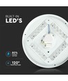 Plafonnier LED 36W - Ø48cm, CCT, 3 couleurs de lumière, rond