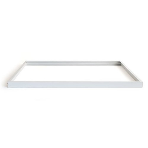 Frame voor 120x60 LED-paneel - Eenvoudig te monteren met schroeven, witte rand