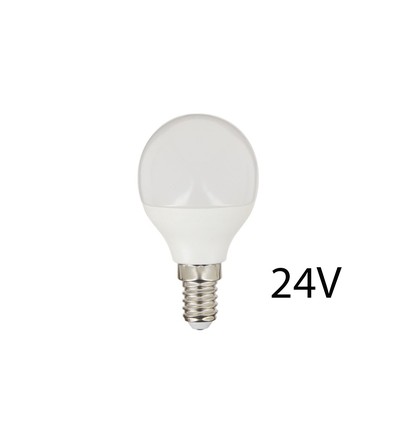 Ampoule LED E14 4,5W - 24V DC, P45