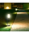 V-Tac 10W LED tuinlamp - Zwart, 80 cm, IP65, 230V