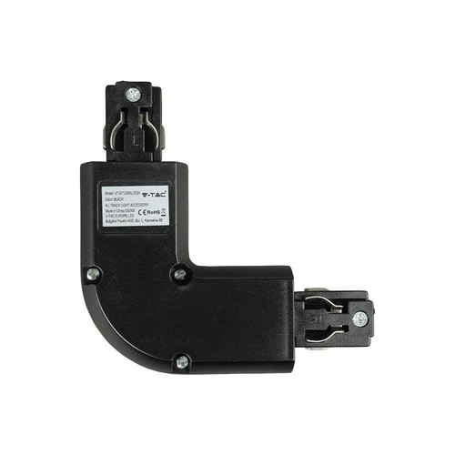 V-Tac L-connector voor rails - Zwart