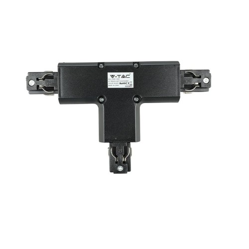 T-connector voor rails - Zwart