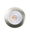 Unni68 møbelspot Ø6,8cm RA95 - 12V DC, hull: Ø5,6 cm, mål: Ø6,8 cm, børstet stål