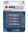 Pile AAA AgfaPhoto 4-pack - Alcaline, 1,5V